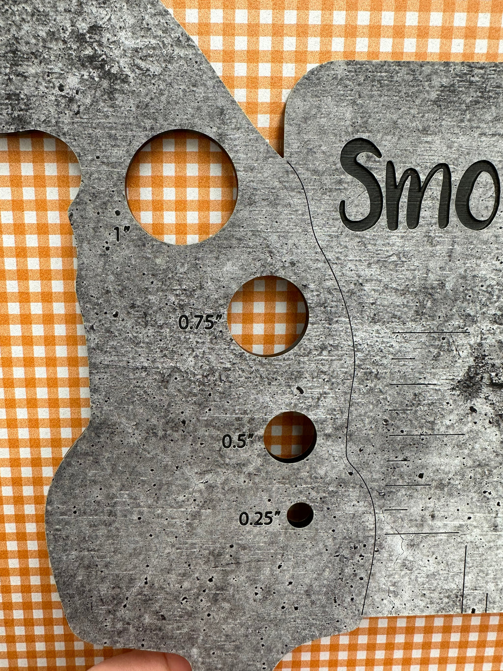 PatternPly® Full Coverage Micro Orange Gingham product photo 2