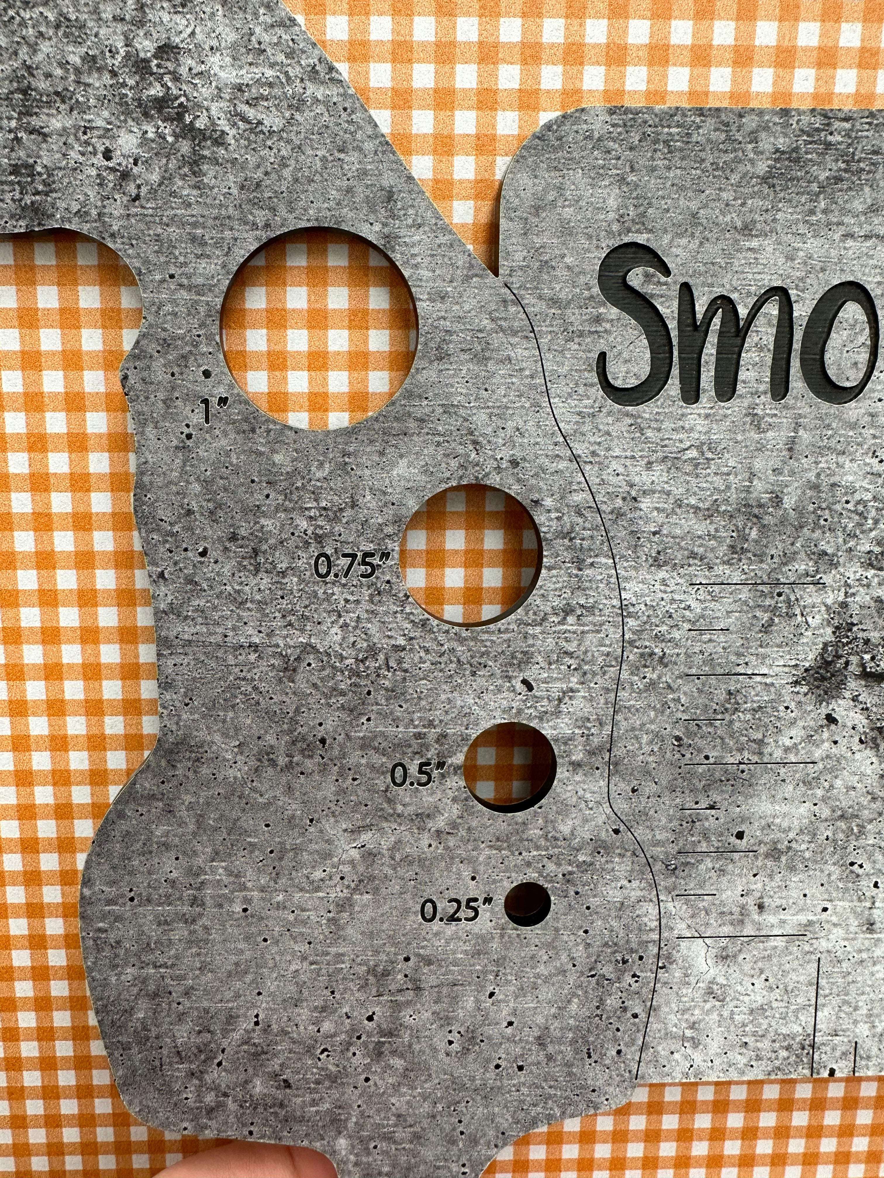 PatternPly® Full Coverage Micro Orange Gingham product photo 2