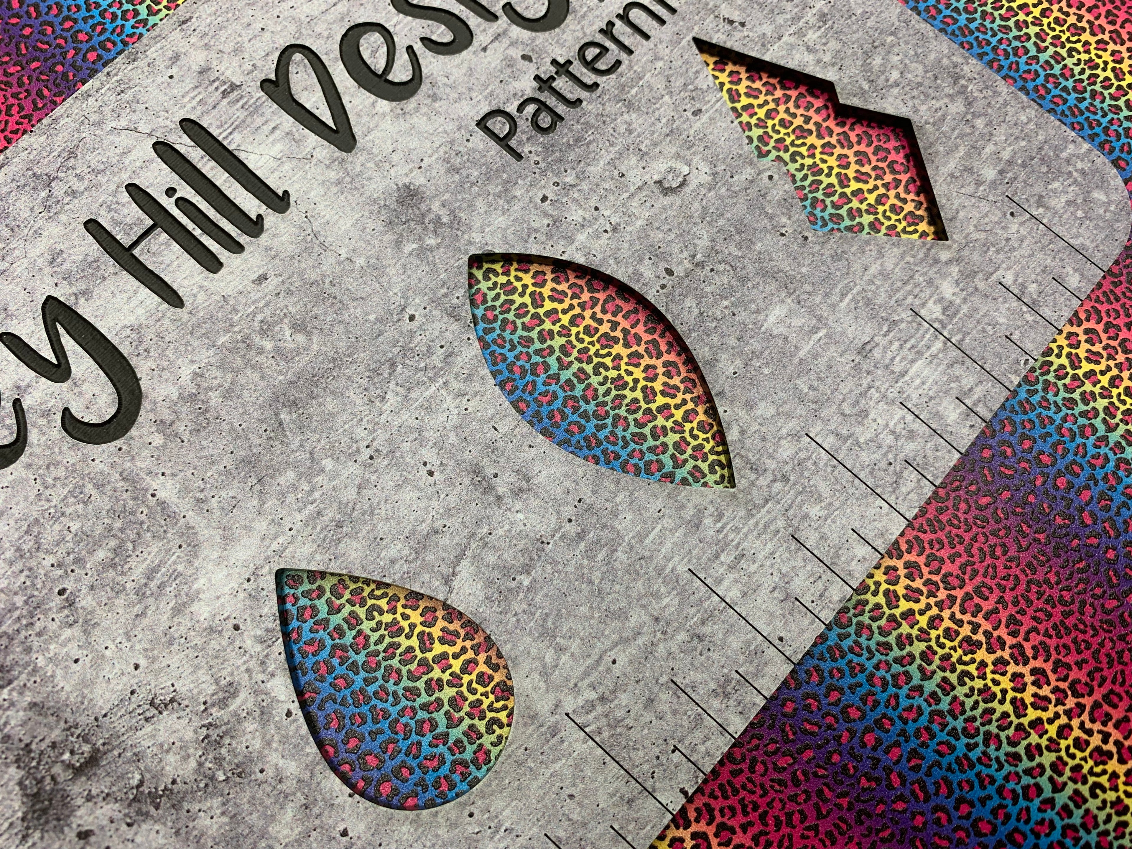 PatternPly® Full Coverage Micro Rainbow Cheetah sheet showing the pattern