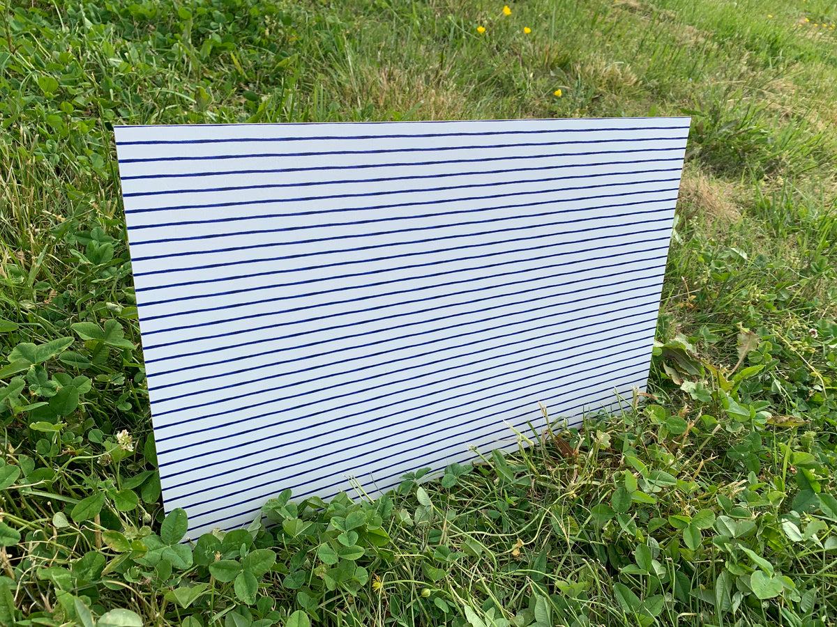 PatternPly® Full Coverage Blue and White Watercolor Stripes product photo 3