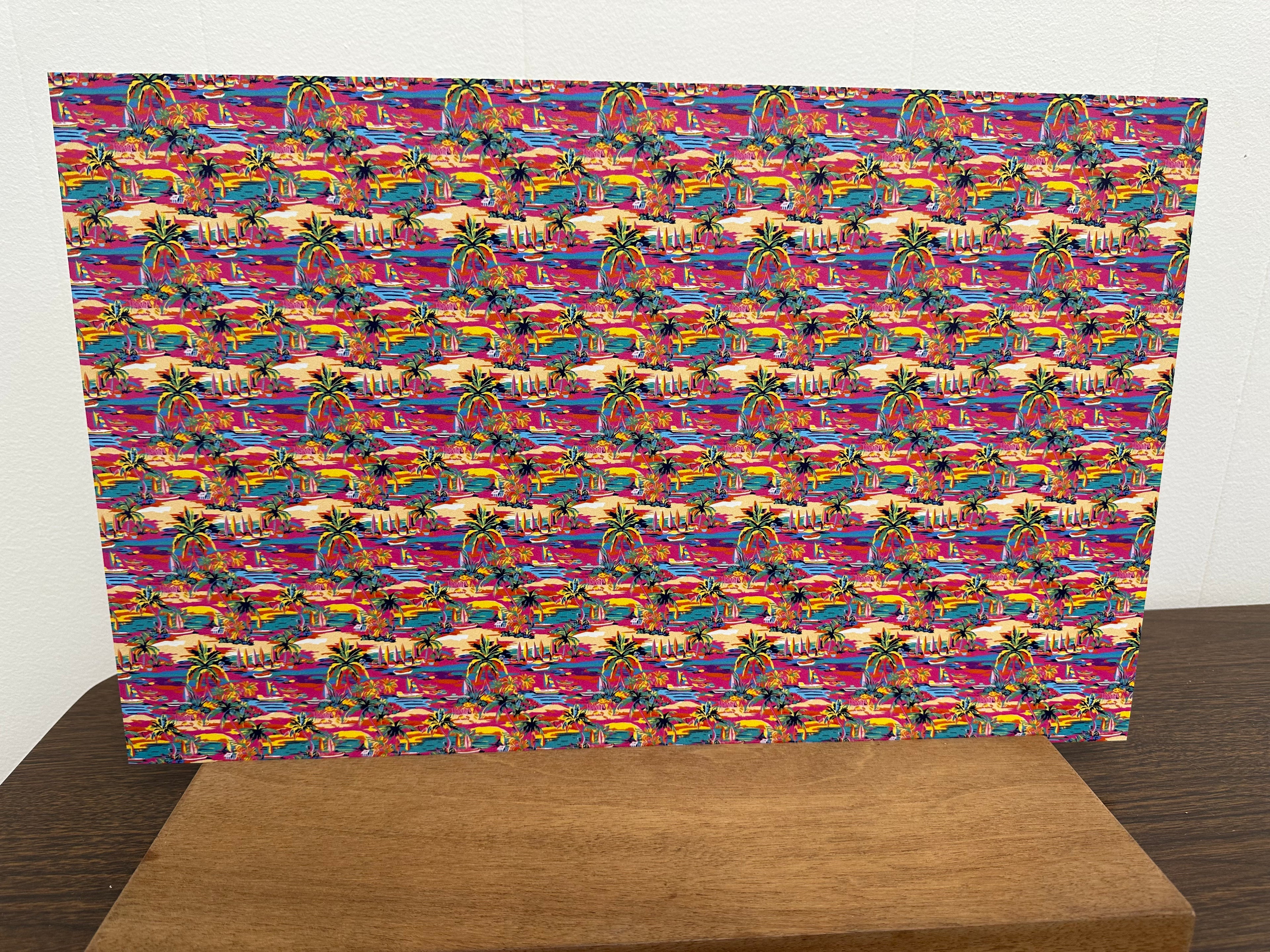 PatternPly® Full Coverage Preppy Islands sheet showing the pattern