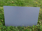 PatternPly® Full Coverage Navy Blue and White Chevron sheet showing the pattern