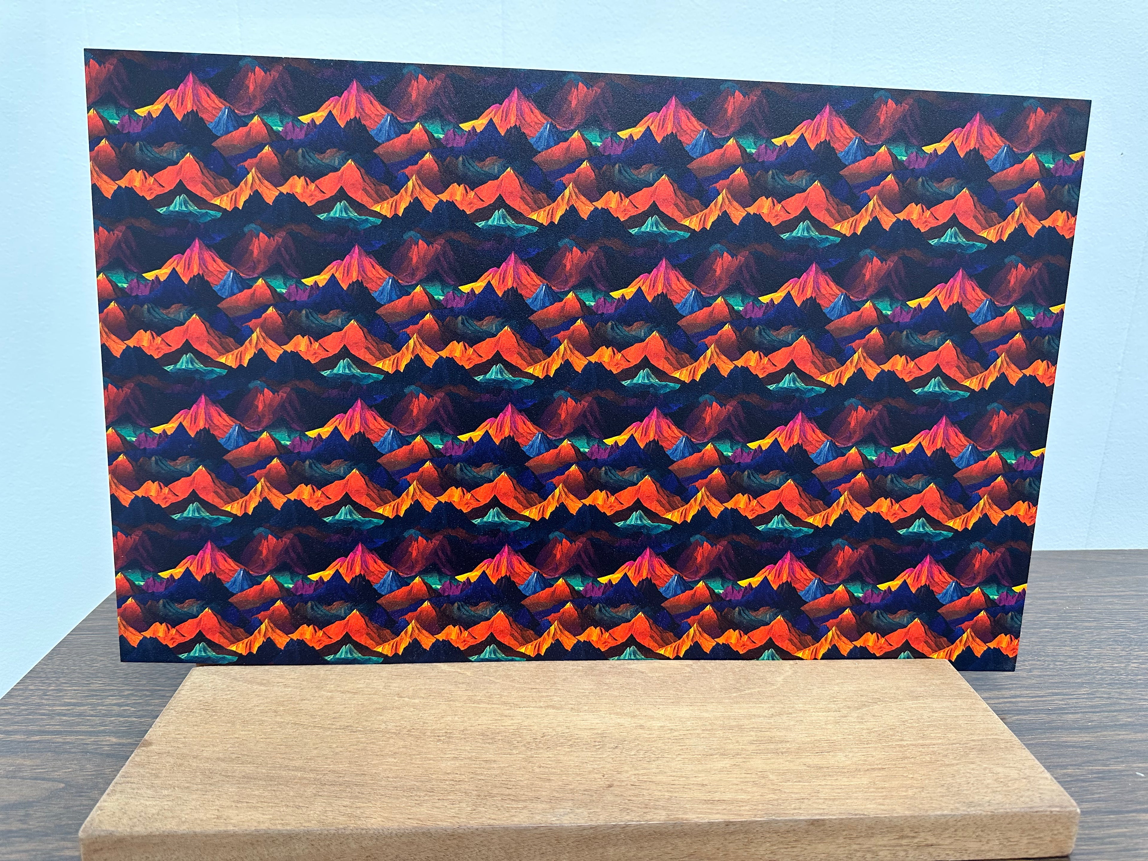 PatternPly® Full Coverage Bold Mountains sheet showing the pattern