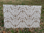 PatternPly® Full Coverage Burlap and Lace sheet showing the pattern