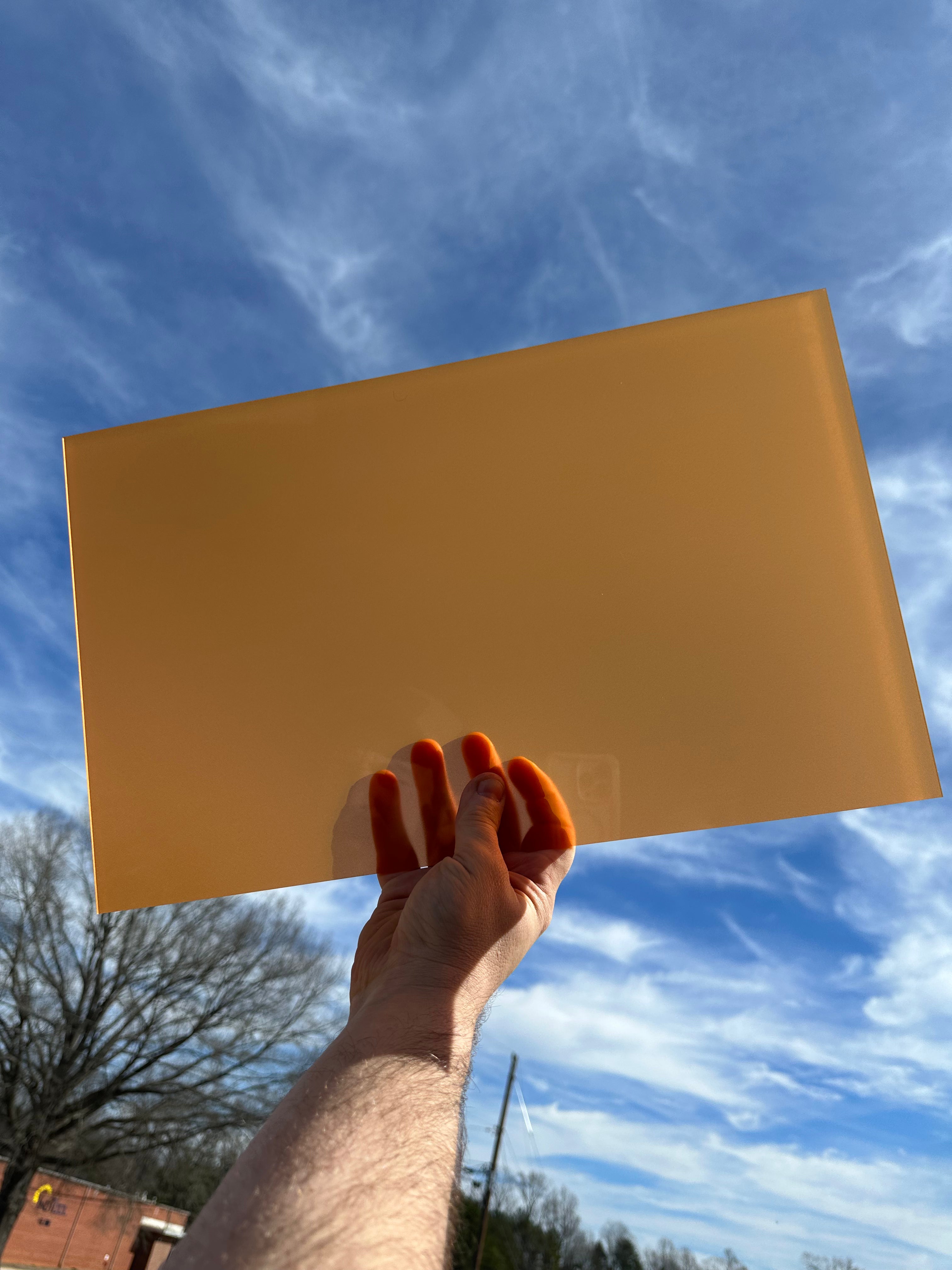 PatternPly® Solid Frosted Pastel Orange sheet