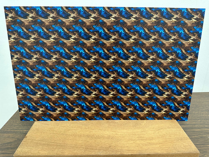 PatternPly® Blue Resin Pour Walnut