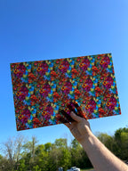 PatternPly® Transparent Dense Floral sheet showing the pattern