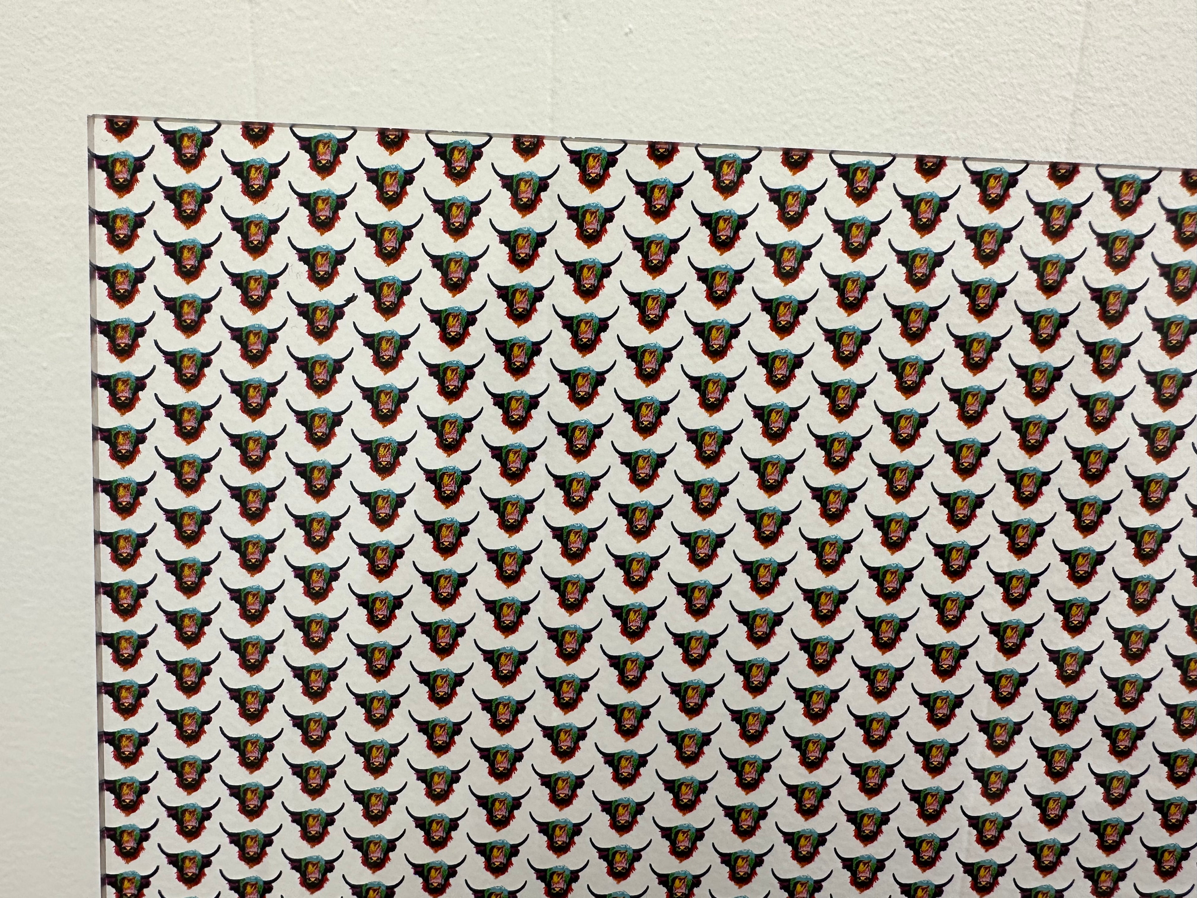 PatternPly® Scattered Rainbow Highland Cows product photo 4