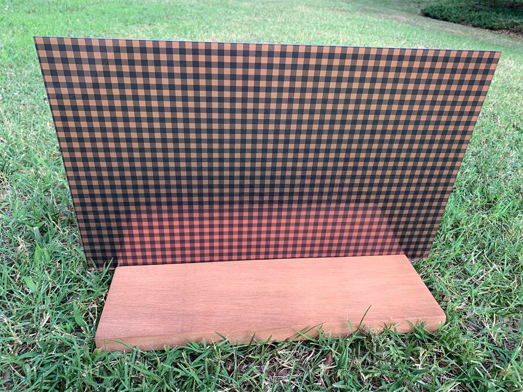 PatternPly® Transparent Halloween Buffalo Plaid sheet showing the pattern