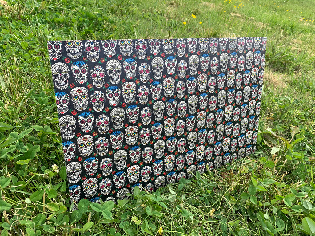 PatternPly® Full Coverage Black Sugar Skull product photo 3