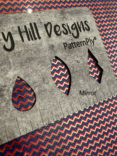 PatternPly® Scattered Micro Chevron Stars and Stripes