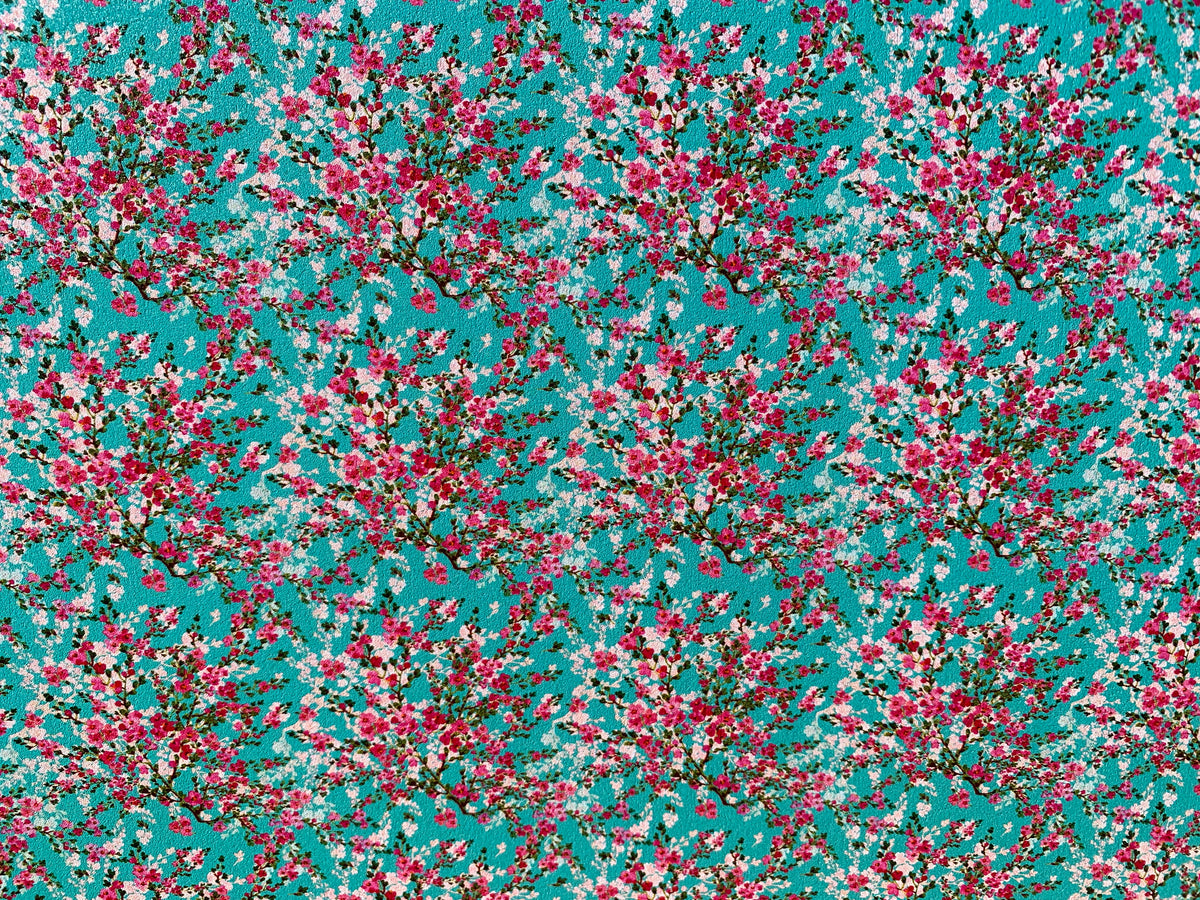PatternPly® Full Coverage Micro Cherry Blossoms sheet showing the pattern