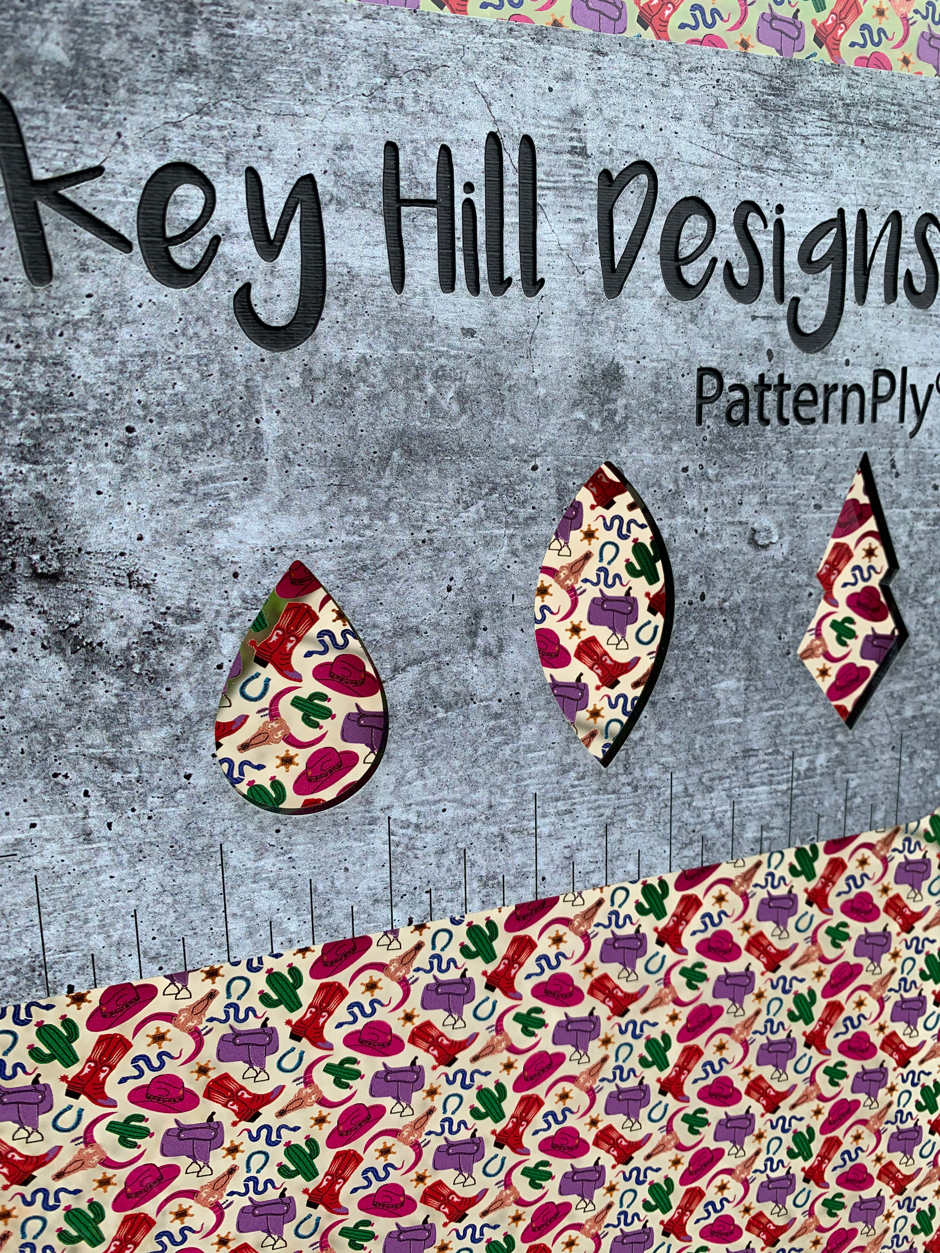 PatternPly® Scattered Cowgirl sheet showing the pattern