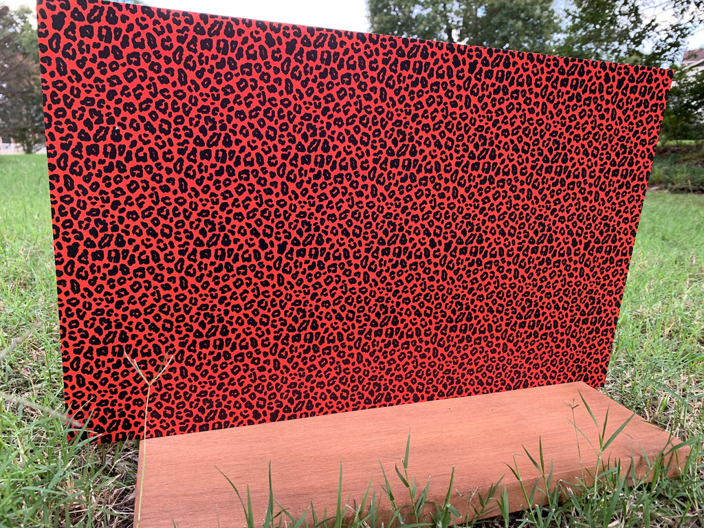 PatternPly® Full Coverage Orange and Black Leopard product photo 3