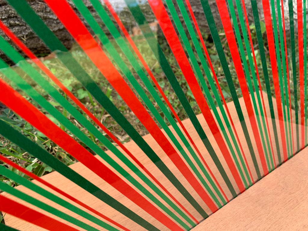 PatternPly® Scattered Green and Red Candy Cane sheet showing the pattern