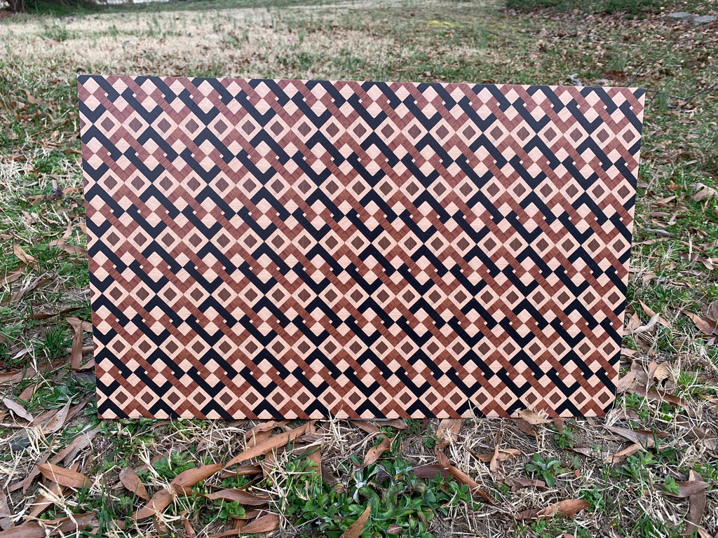 PatternPly® Full Coverage Wooden Inlay sheet showing the pattern