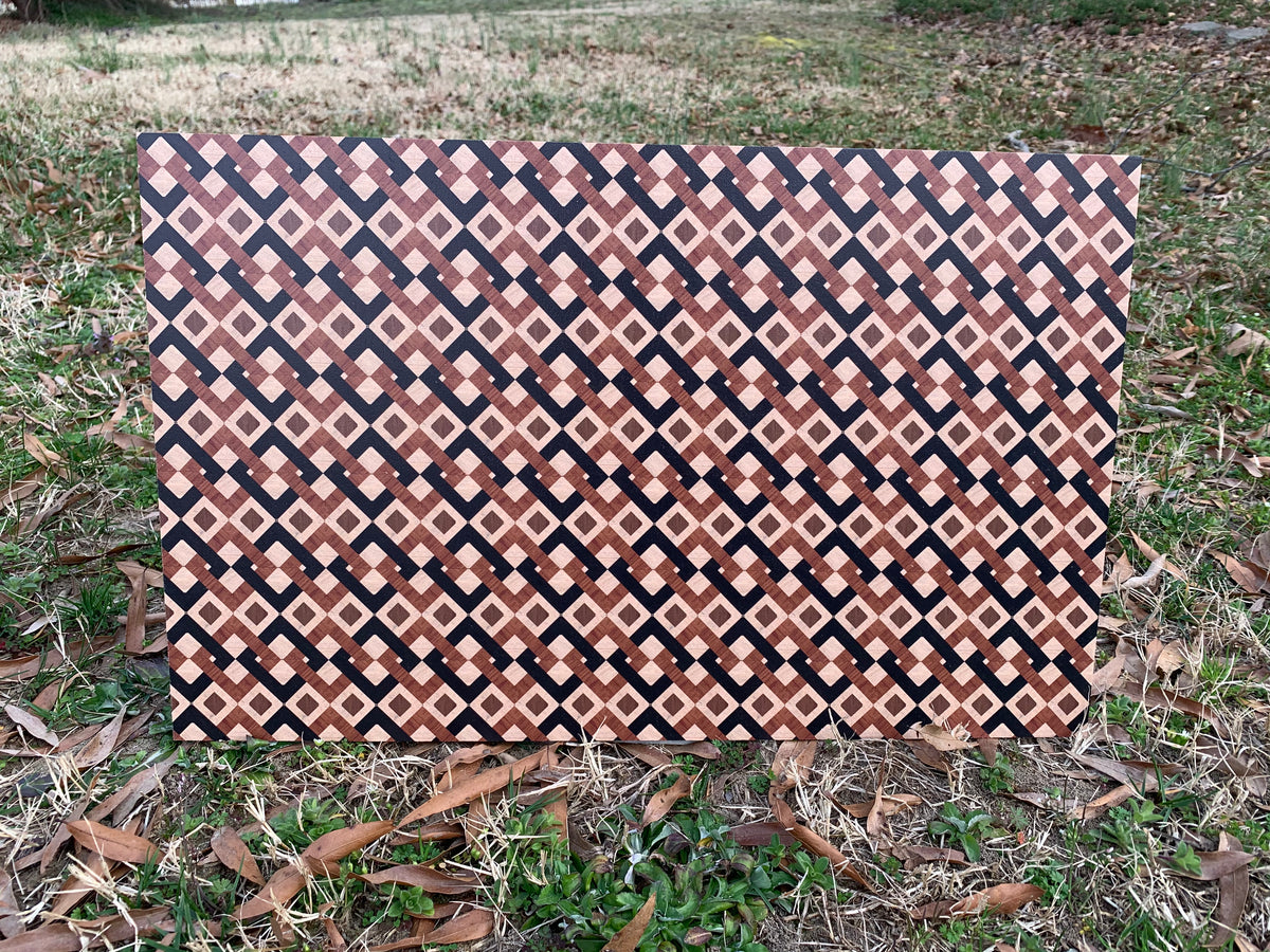 PatternPly® Full Coverage Wooden Inlay sheet showing the pattern