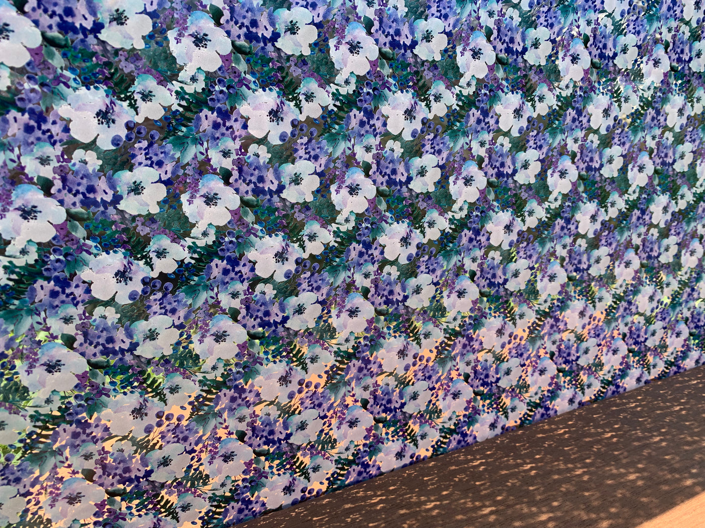 PatternPly® Scattered Blueberry Floral