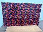 PatternPly® Full Coverage Black Splat Tie Dye sheet showing the pattern