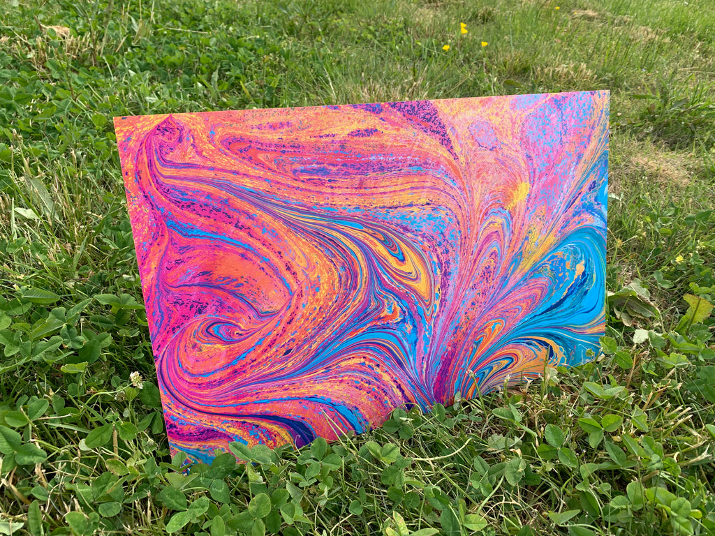 PatternPly® Full Coverage Pink and Blue Paint Pour product photo 3