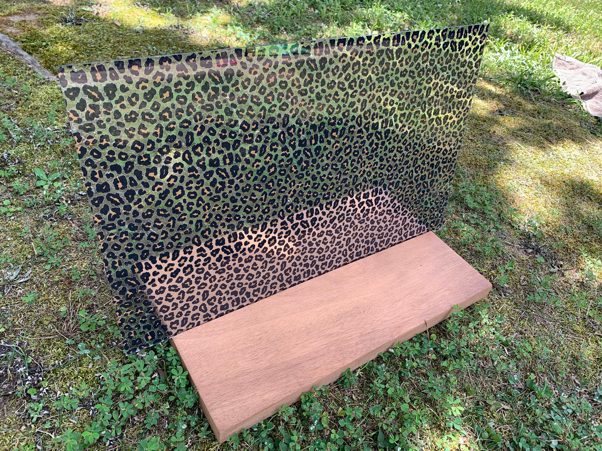 PatternPly® Scattered Leopard Spots sheet showing the pattern