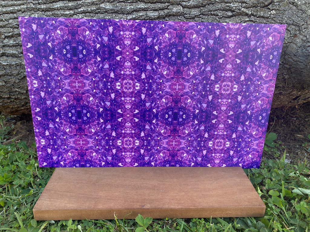 PatternPly® Full Coverage Micro Amethyst Geode sheet showing the pattern