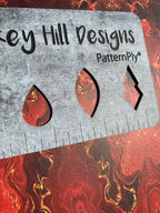 PatternPly® Full Coverage Mini Ruby and Gold Swirl product photo 3