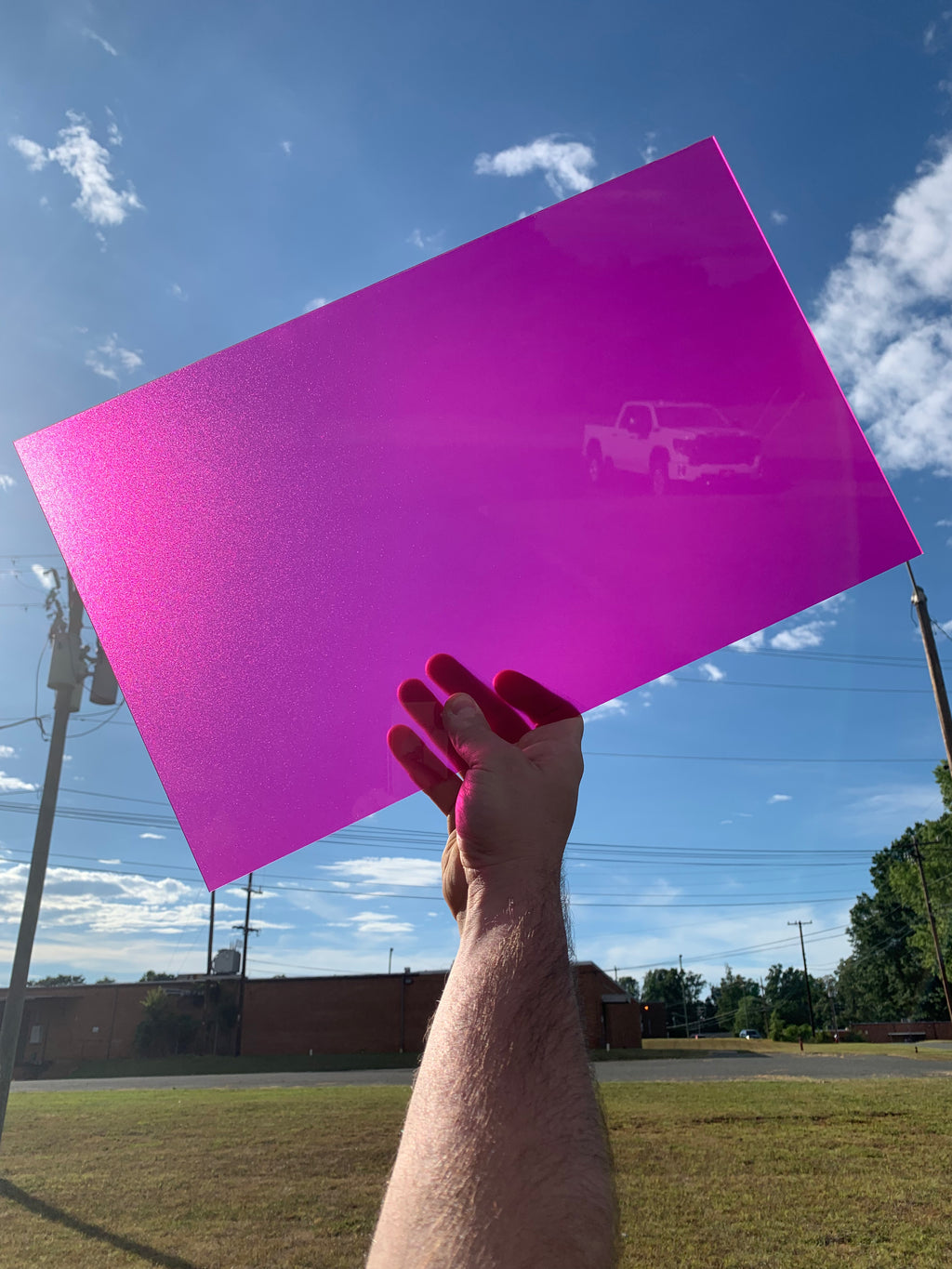 PatternPly® Solid Frosted Hot Pink sheet