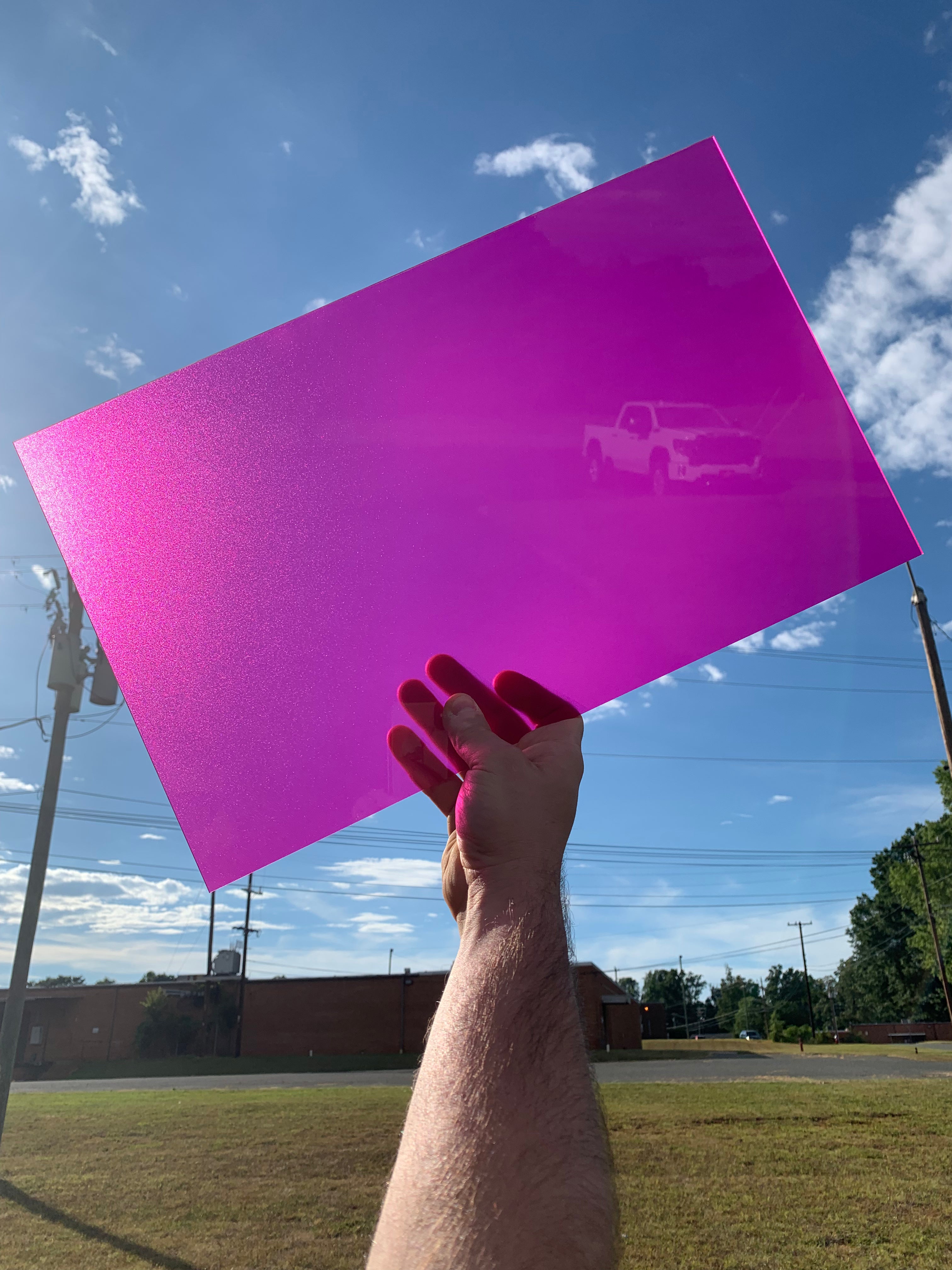 PatternPly® Solid Frosted Hot Pink sheet