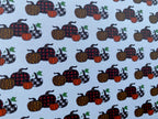 PatternPly® Full Coverage Patterned Pumpkins sheet showing the pattern