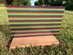 PatternPly® Transparent Rainbow Stripes sheet showing the pattern