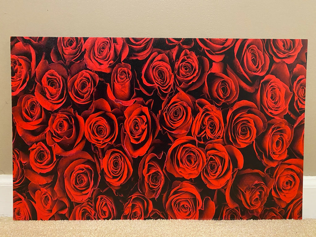 PatternPly® Full Coverage Roses sheet showing the pattern