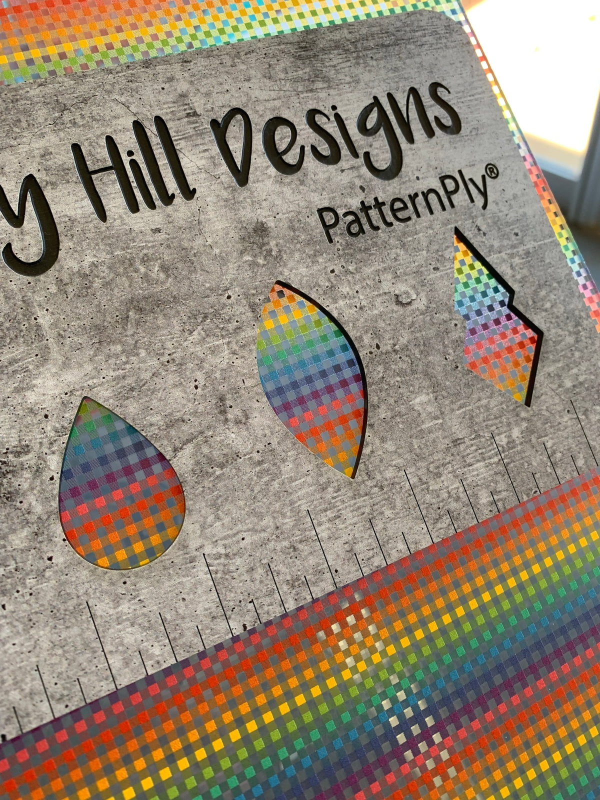 PatternPly® Scattered Micro Rainbow Buffalo Plaid product photo 3