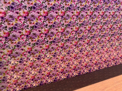 PatternPly® Scattered Mini Purple and Pink Watercolor Floral