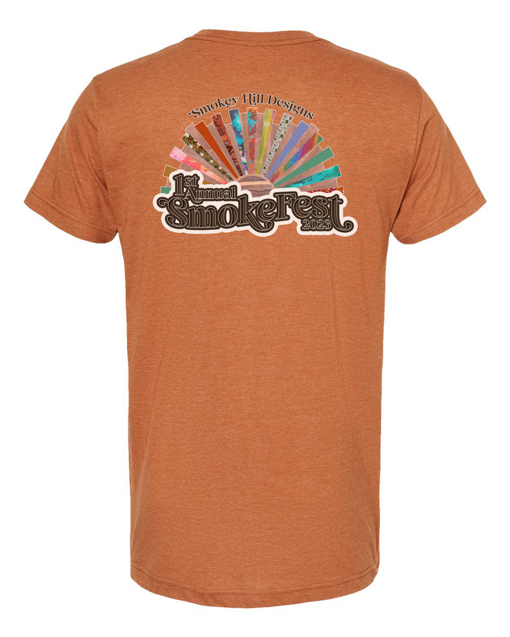 Adult SmokeFest T-Shirt #1 (Sunrise Design)