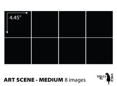 Medium art scene size layout: 4.45