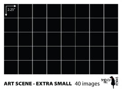 Extra Small art scene size layout: 2.25